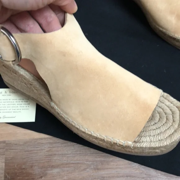 rag & bone Calla Espadrille Wedge Size 39 NWT - Picture 11 of 14